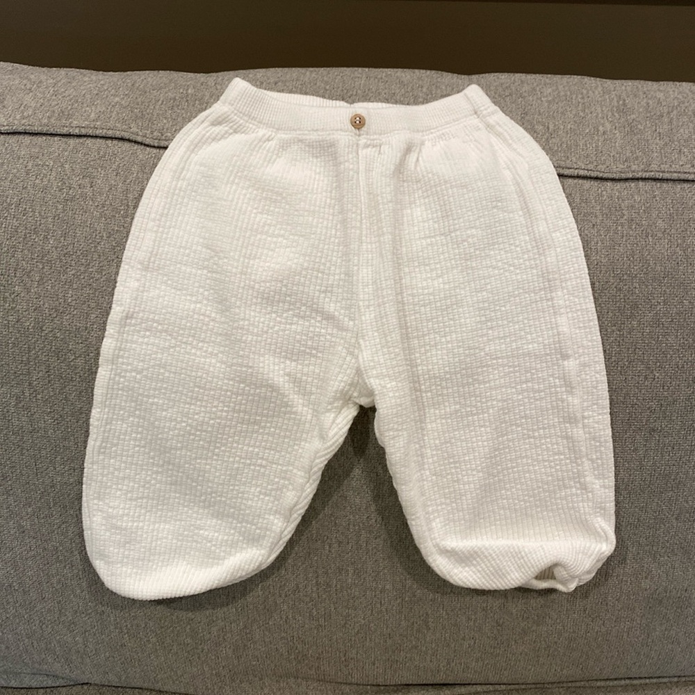 Zara baby white pants
